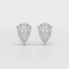 1.0 CT Pear Shaped Lab Diamond Stud Earrings