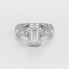 7.26 CT Emerald Shape Lab Diamond Ring