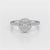 0.46 CT Halo Lab Diamond Engagement Ring