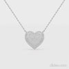 1.67 CT RoundCut Lab Diamond Chain Pendant