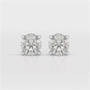 1 Carat Studs Lab Diamond Round Earrings
