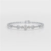 1.53 CT Pear Cut Lab Grown Diamond Bracelet