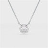 1 Carat Round Solitaire Lab Grown Diamond Pendant