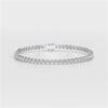 360 Video of 5.30 CT Pear Cut Diamond Bezel Tennis Bracelet White Gold
