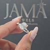 2.80 CT Oval Cut Lab Diamond Ring with Multi Shape Diamonds (Ready for Delivery)
