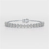 1.9 CT White Gold Lab Diamond Star Bracelet