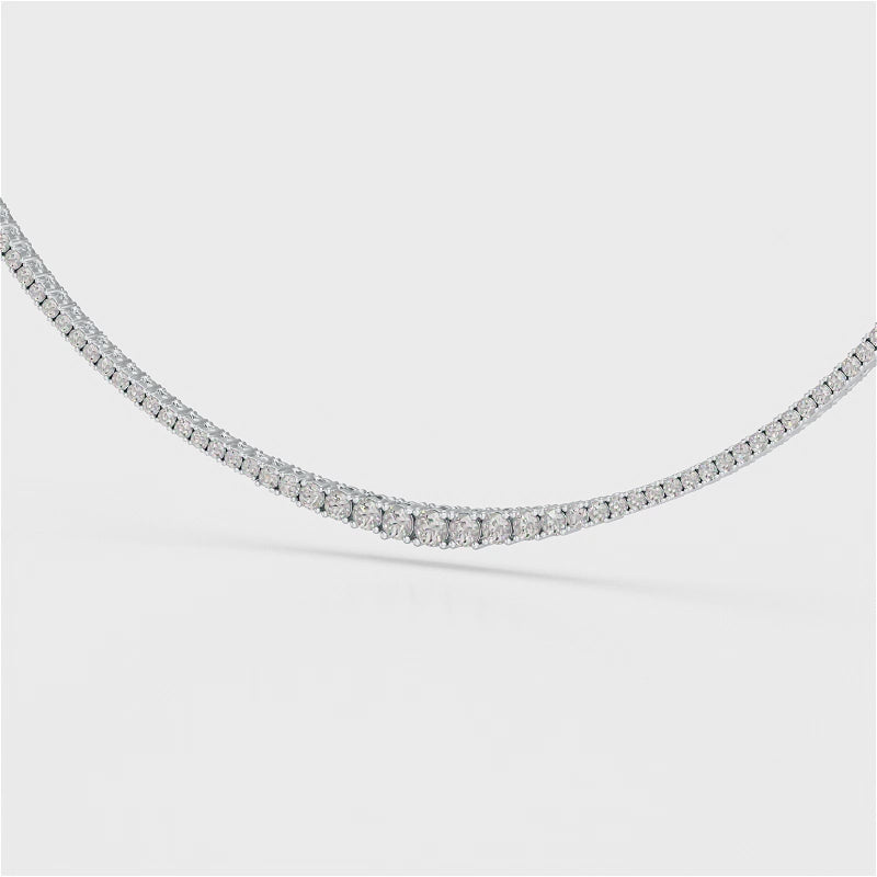 6.35 CT Riviere Necklace