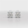 1.38 CT Single Diamond Stud Earrings