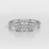 0.33 CT Simple Round Cut Lab Diamond Engagement Ring