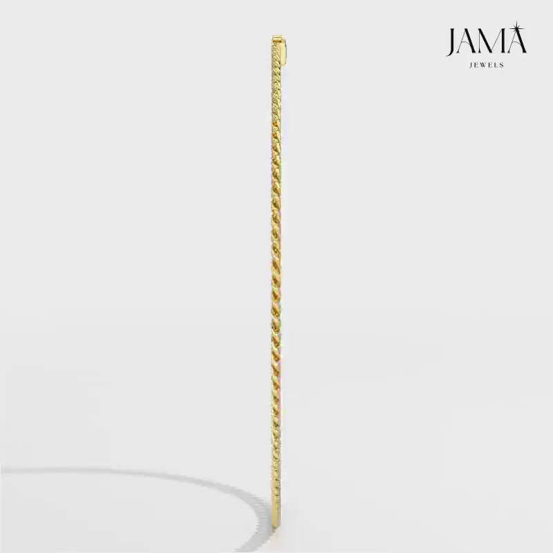 11.48 CT Round Cut Men's Cuban Chain