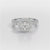White Gold 2.3 CT Lab Diamond Engagement Ring