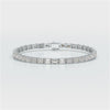 10.25 CT Emerald Cut Diamond Tennis Bracelet
