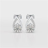 1.38 CT Lab Diamond Stud Earrings