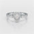 0.43 CT Pear Cut Lab Diamond Ring