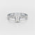 1 CT Classic Emerald Cut Lab Diamond Ring