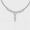 3.85 CT Lab Grown Diamond Drop Necklace