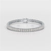 14.25 CT  Emerald Cut Tennis Lab Diamond Bracelet