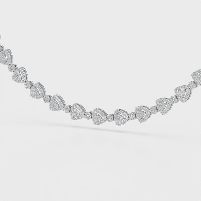 2.66 Carat Lab Grown Diamond Necklace