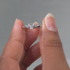 0.68 CT Heart Shaped Lab Diamond Ring
