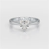 1 Ct Heart Shaped Solitaire Lab Diamond Ring
