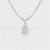 1 Carat Pear Shape Lab Diamond Pendant