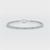 3.85 CT Emerald Cut Diamond Tennis Bracelet