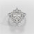 4.95 Carat Round Pear Lab Diamond Ring - Jama Jewels 
