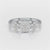 0.35 CT Round Cut Lab Diamond Engagement Ring