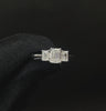 1.19 CT Emerald Shaped Lab Diamond Ring (Ready for Delivery)