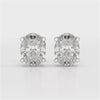 1 CT Oval Pair Solitaire Lab Diamond Stud Earrings