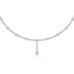2.4 CT Lab Diamond Drop Necklace